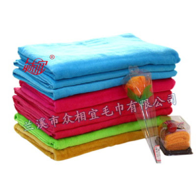 ZXY-004 TARGET素色割绒沙滩巾